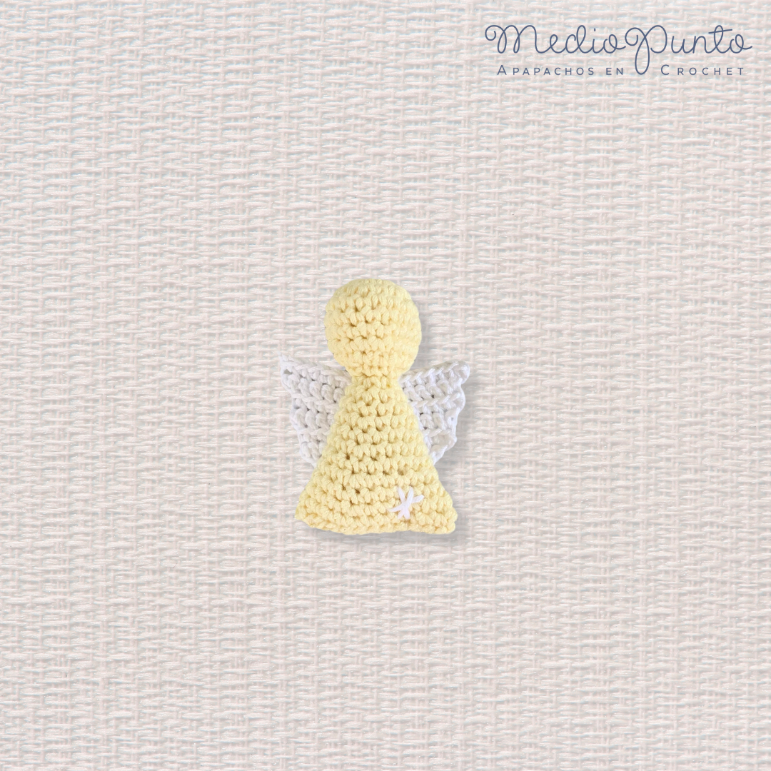 Mini Angelito Amarillo Pastel