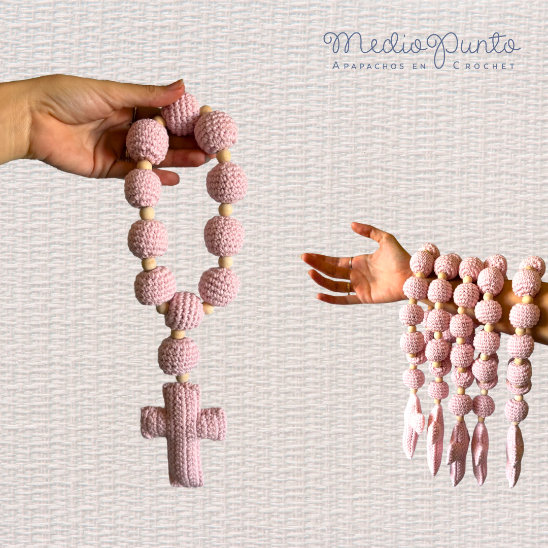 Decenario de Cruz Rosa Pastel