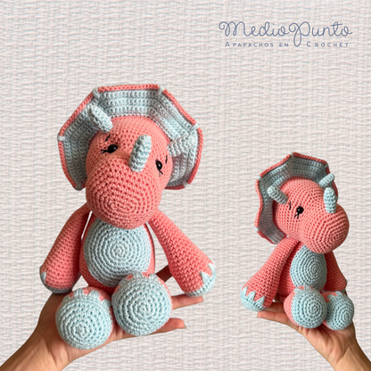 Dinosaurio Trici Rosa