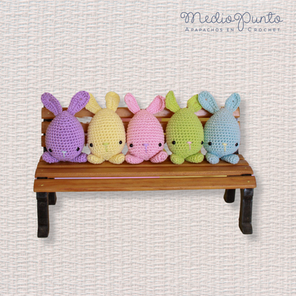 Paquete de conejitos de Pascua Ester