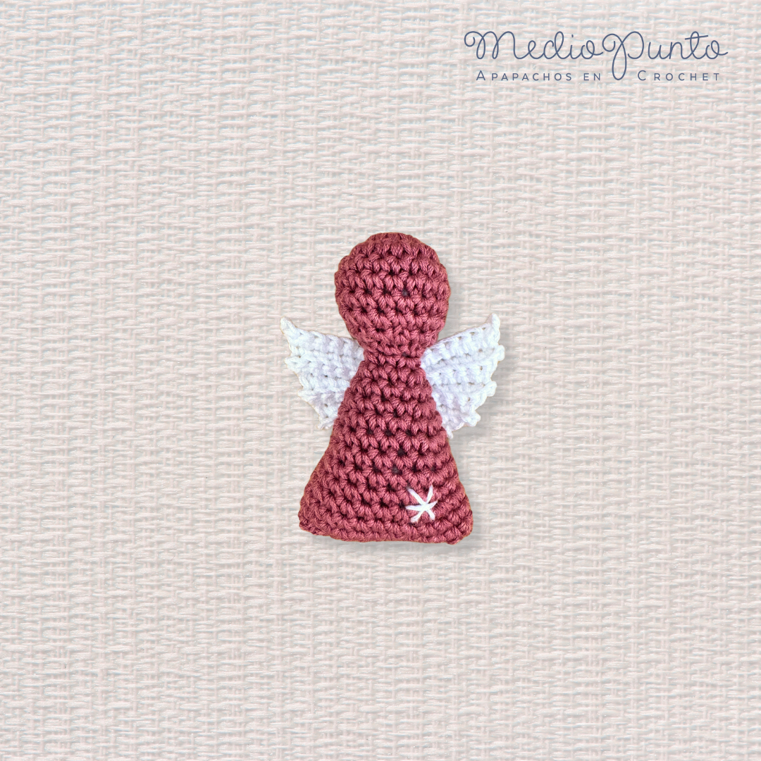 Mini Angelito Rosa Fuerte