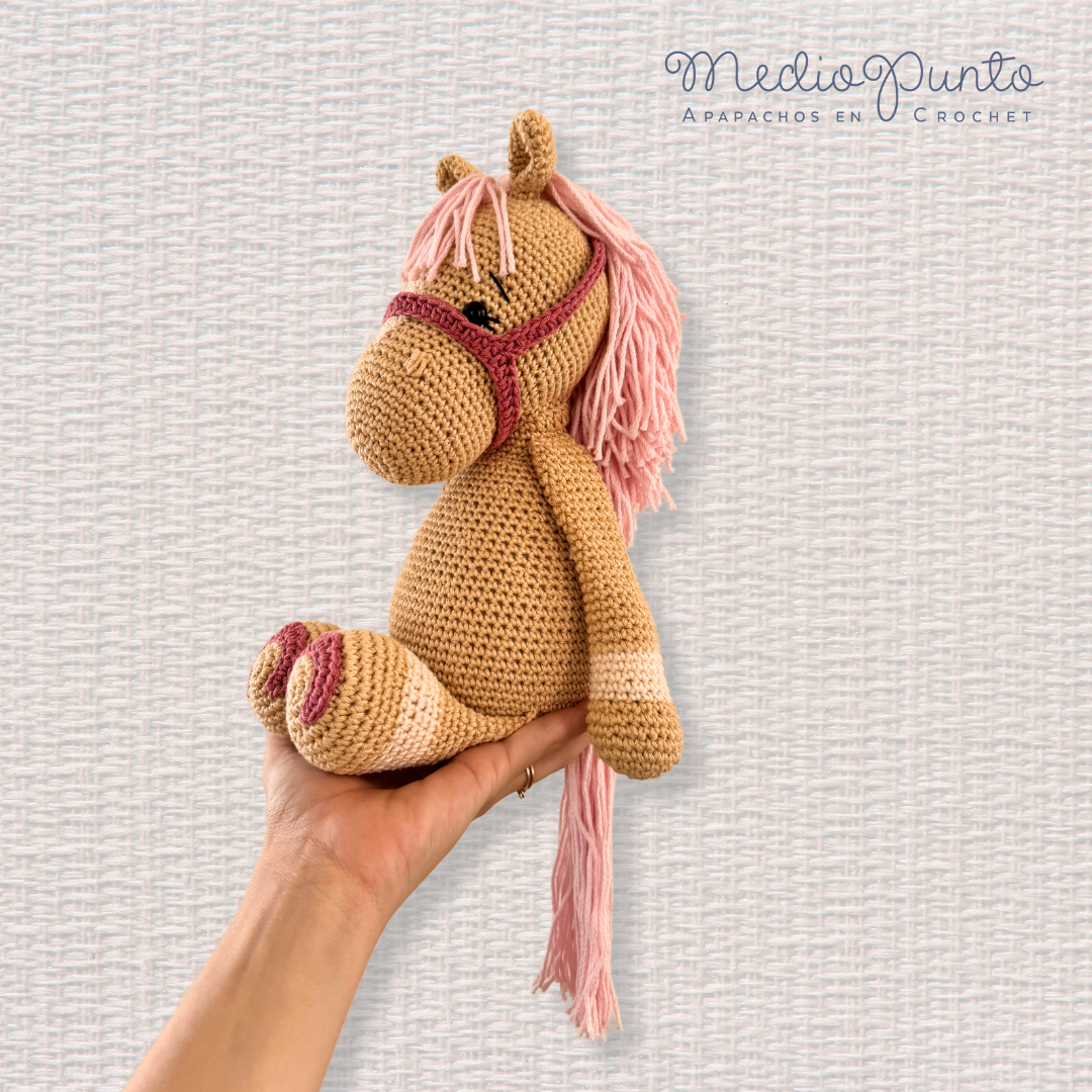 Caballito · Trigo con Cabello Rosa Pastel