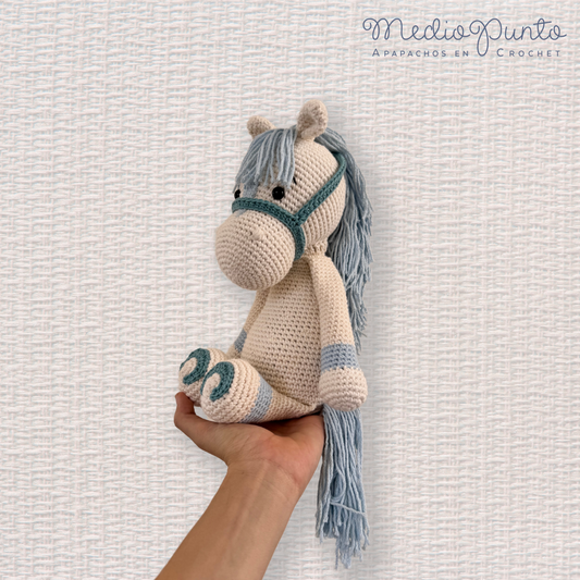 Caballito · Tequila Crudo con Cabello Azul Cielo